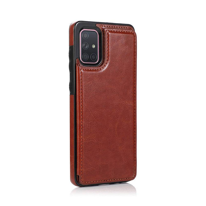 Back Flip Leather Wallet Cover Case for Samsung Galaxy A71 5G - JPC MOBILE ACCESSORIES