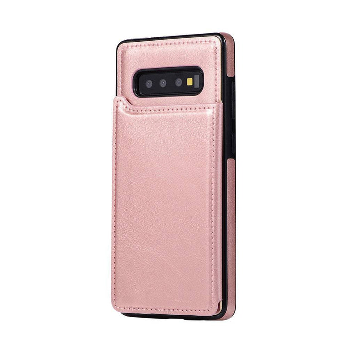 Back Flip Leather Wallet Cover Case for Samsung Galaxy S10 Plus - JPC MOBILE ACCESSORIES