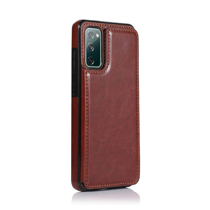 Back Flip Leather Wallet Cover Case for Samsung Galaxy S20 FE - JPC MOBILE ACCESSORIES