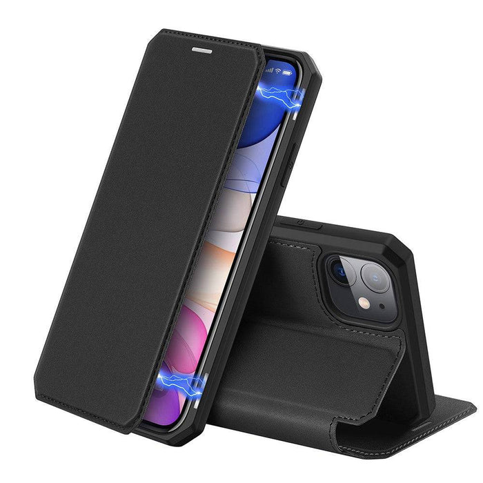 DUX DUCIS SKIN-X Series Magnetic Flip Case Cover for iPhone 12 / 12 Pro (6.1'')