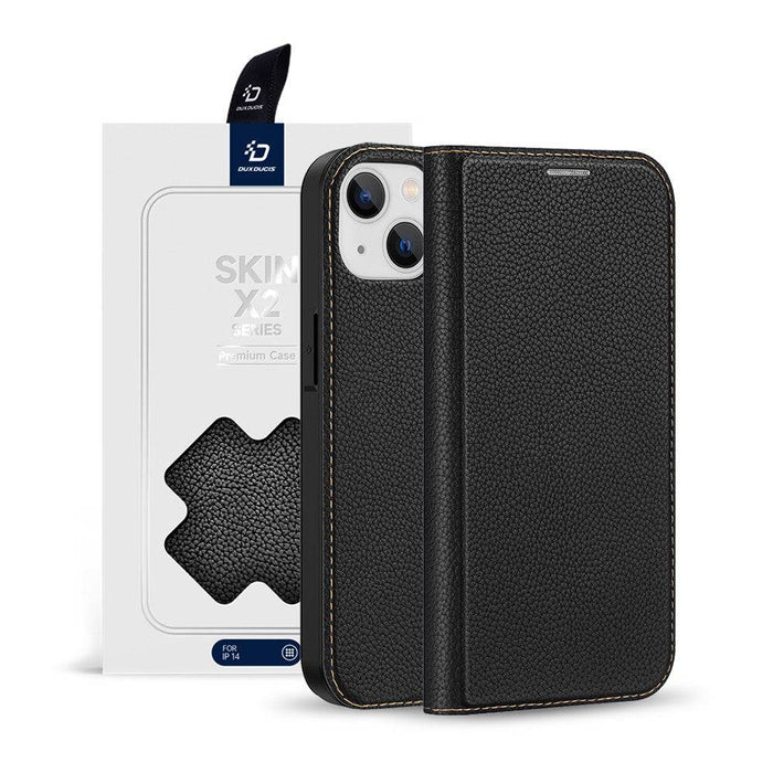 DUX DUCIS SKIN-X2 Series Magnetic Flip Case Cover for iPhone 14
