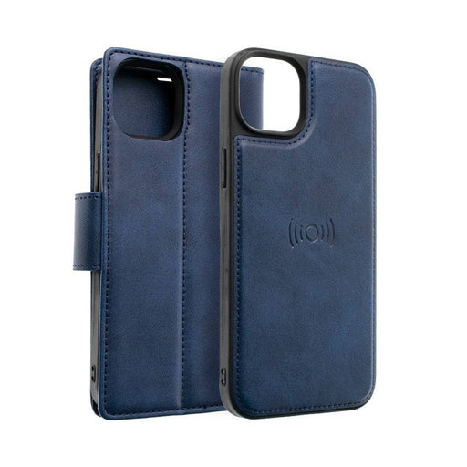 Hanman 2 in 1 Detachable Magnetic Flip Leather Wallet Cover Case for iPhone 14 Plus - JPC MOBILE ACCESSORIES