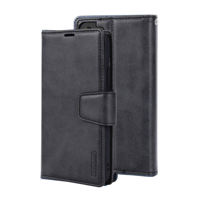 Hanman 2 in 1 Detachable Magnetic Flip Leather Wallet Cover Case for Samsung Galaxy S23 - JPC MOBILE ACCESSORIES