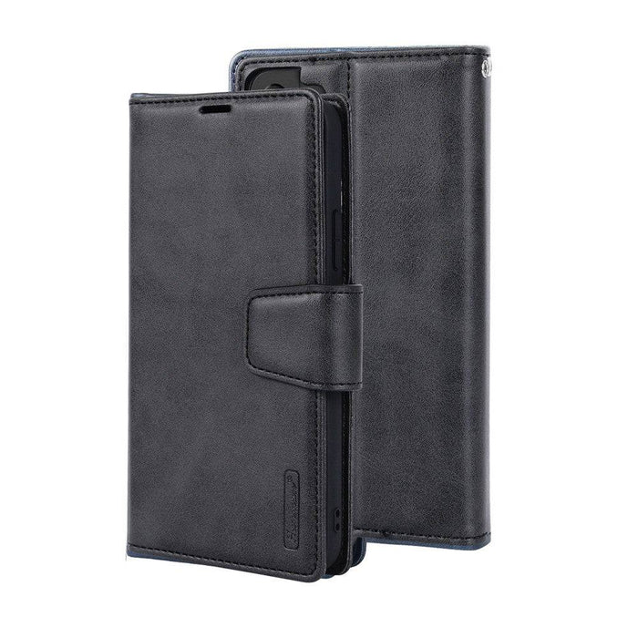 Hanman 2 in 1 Detachable Magnetic Flip Leather Wallet Cover Case for Samsung Galaxy S23