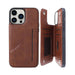 Hanman Back Flip Leather Wallet Shockproof Cover Case for iPhone 14 Plus - JPC MOBILE ACCESSORIES