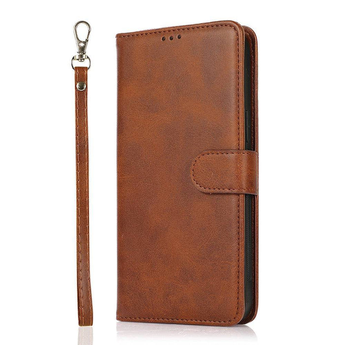 Magnetic Split PU Leather Flip Wallet Cover Case for Samsung Galaxy A12 - JPC MOBILE ACCESSORIES