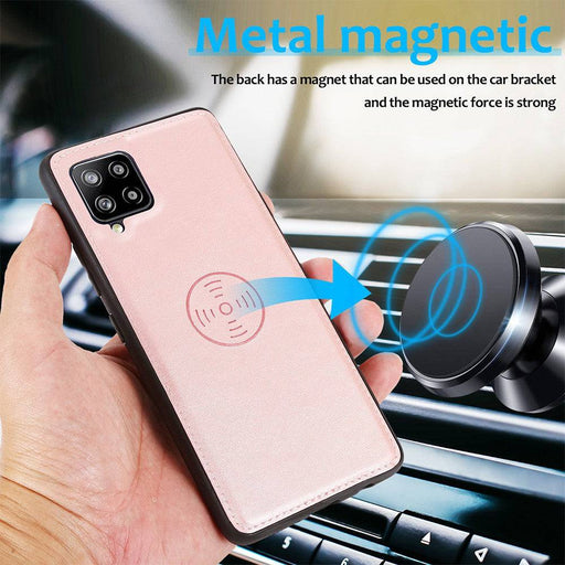 Magnetic Split PU Leather Flip Wallet Cover Case for Samsung Galaxy A12 - JPC MOBILE ACCESSORIES