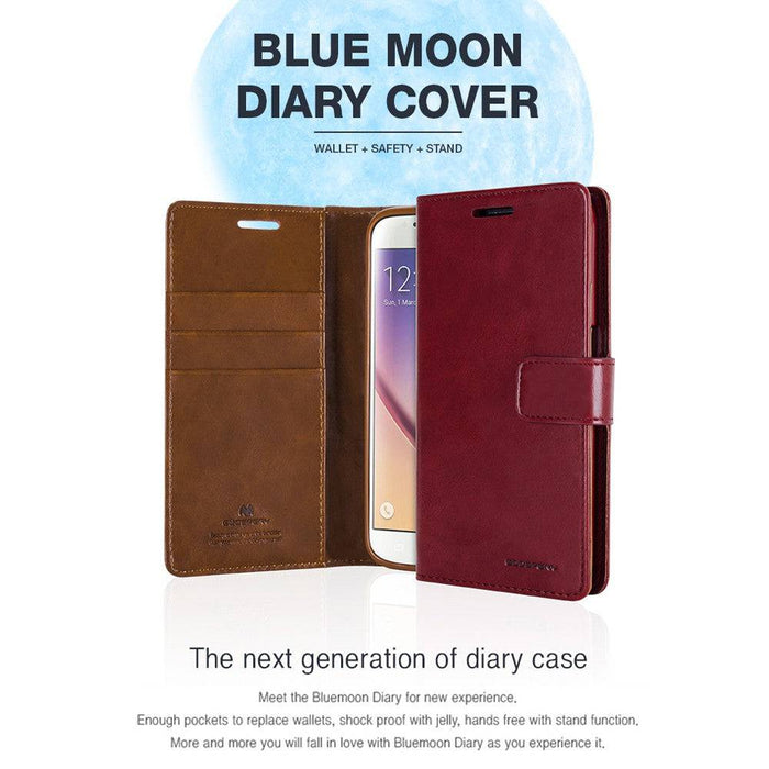 Mercury Blue Moon Diary Cover for iPhone X XS