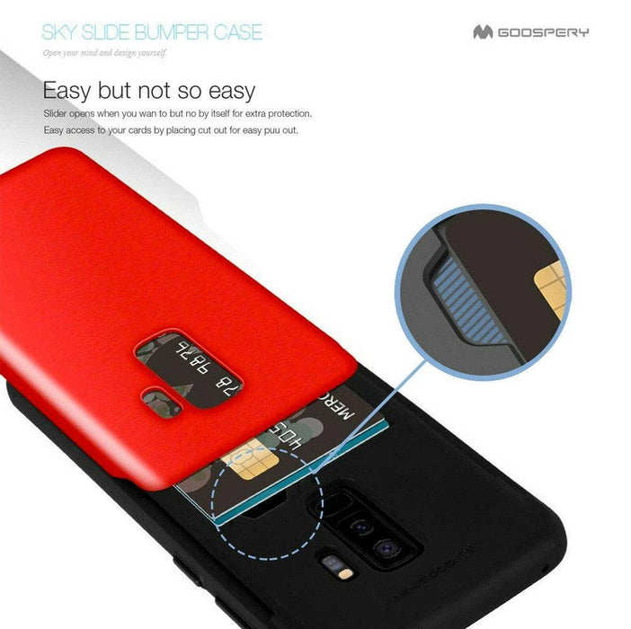 Mercury Sky Slide Bumper Cover Case for Samsung Galaxy S9 - JPC MOBILE ACCESSORIES
