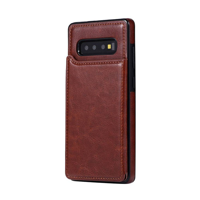 Back Flip Leather Wallet Cover Case for Samsung Galaxy S10 - JPC MOBILE ACCESSORIES