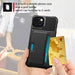 Magnetic Anti-fall Protection Case With Card Slot for iPhone 13 - JPC MOBILE ACCESSORIES
