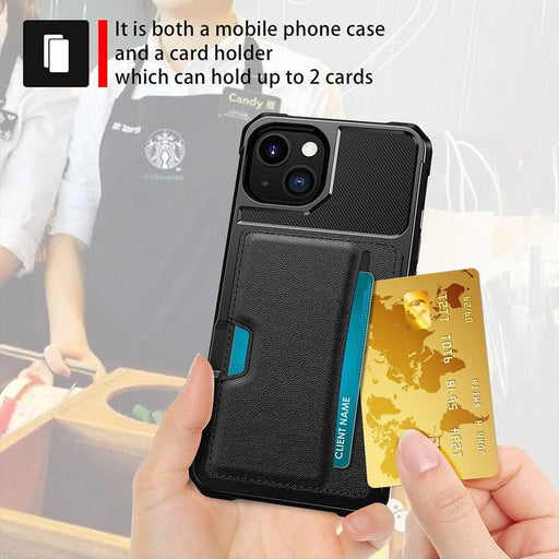 Magnetic Anti-fall Protection Case With Card Slot for iPhone 13 mini - JPC MOBILE ACCESSORIES