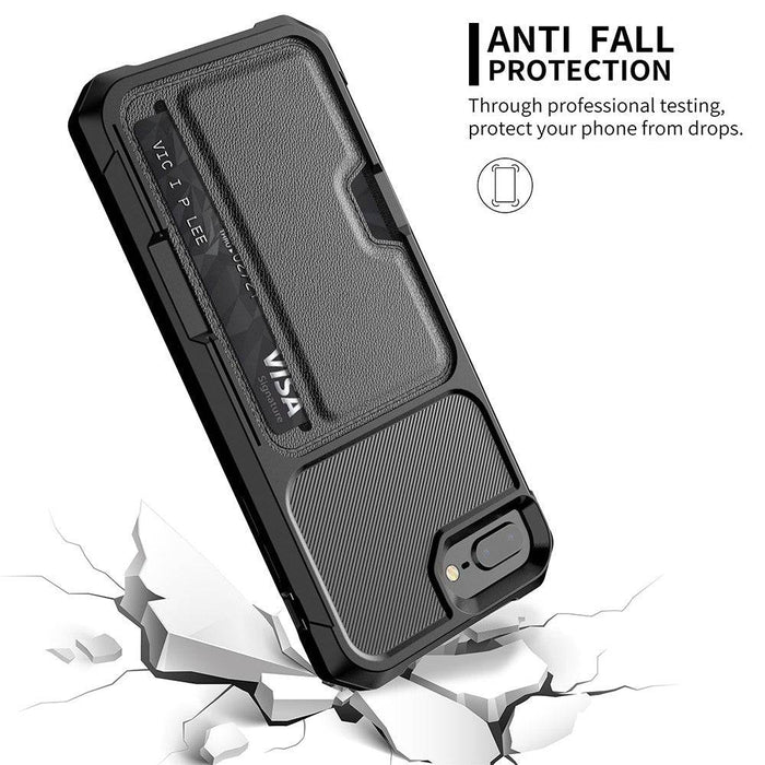 Magnetic Anti-fall Protection Case With Card Slot for iPhone 7 / 8 / SE (2020) / SE (2022) - JPC MOBILE ACCESSORIES