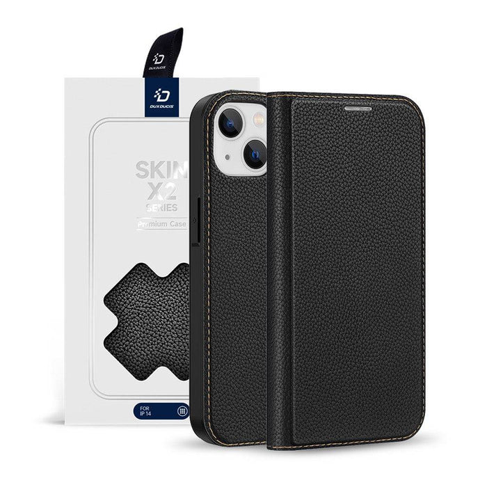 DUX DUCIS SKIN-X2 Series Magnetic Flip Case Cover for iPhone 14 - JPC MOBILE ACCESSORIES