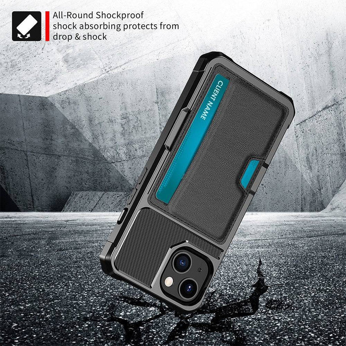 Magnetic Anti-fall Protection Case With Card Slot for iPhone 13 mini - JPC MOBILE ACCESSORIES