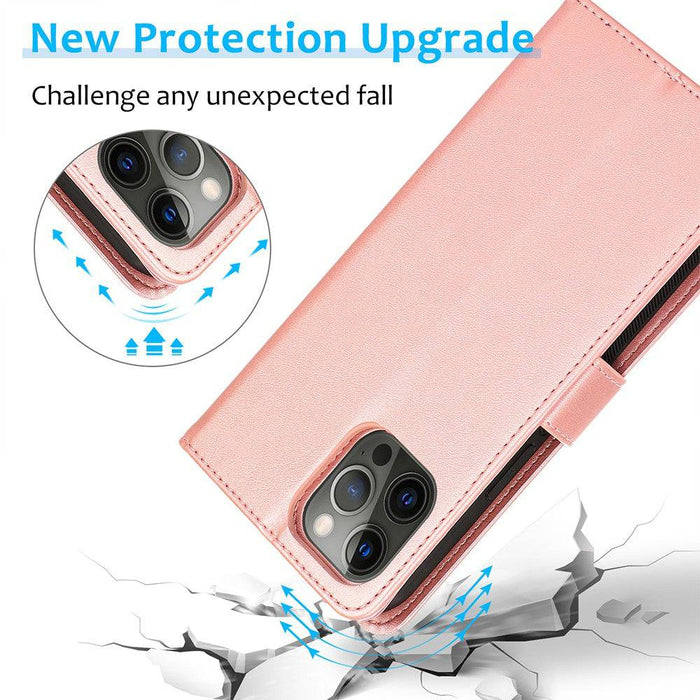 Magnetic Split PU Leather Flip Wallet Cover Case for iPhone 12 Pro Max - JPC MOBILE ACCESSORIES