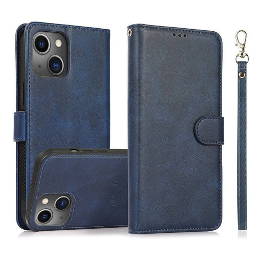 Magnetic Split PU Leather Flip Wallet Cover Case for iPhone 13 - JPC MOBILE ACCESSORIES