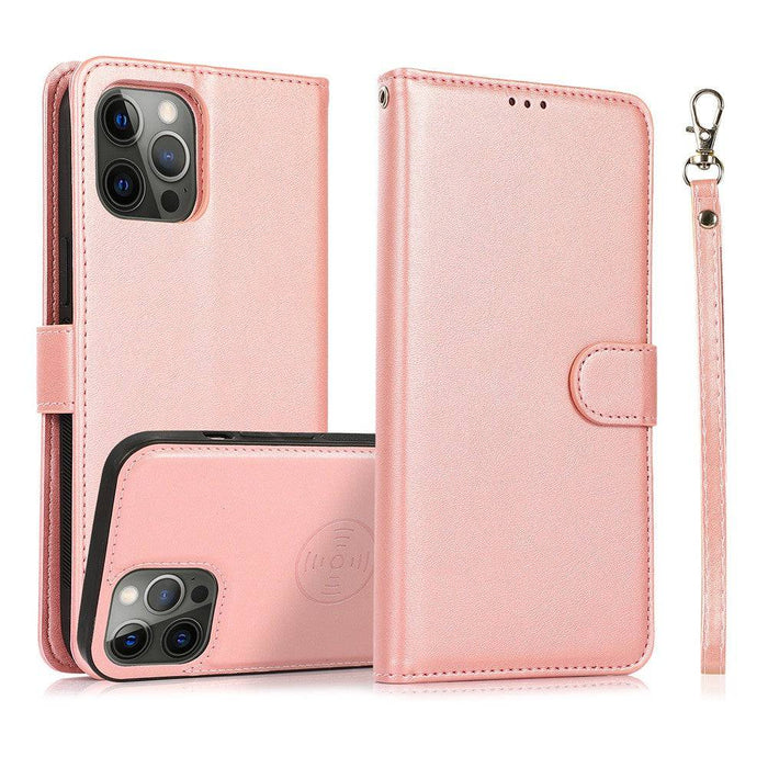 Magnetic Split PU Leather Flip Wallet Cover Case for iPhone 13 Pro - JPC MOBILE ACCESSORIES