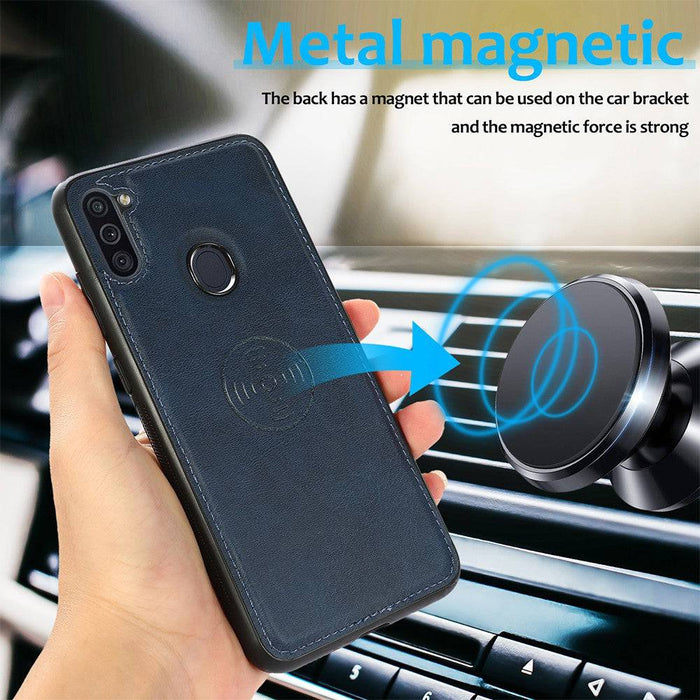 Magnetic Split PU Leather Flip Wallet Cover Case for Samsung Galaxy A11 - JPC MOBILE ACCESSORIES