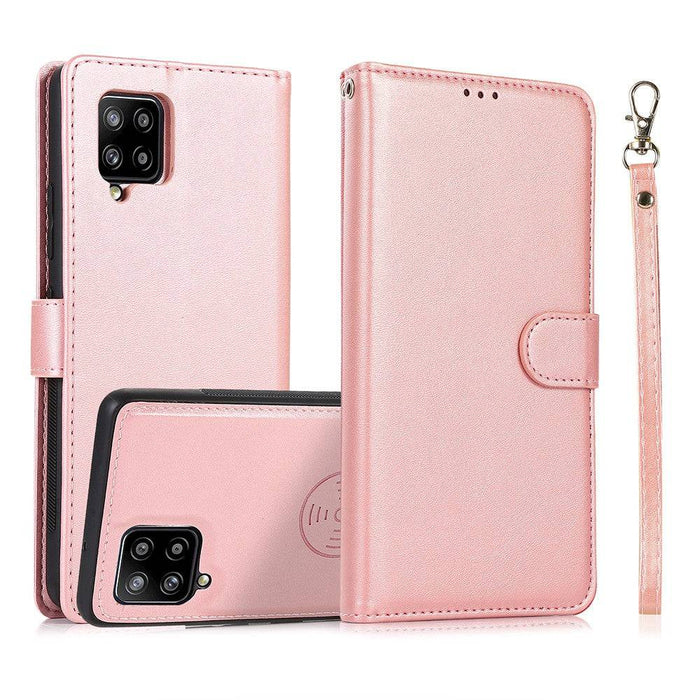 Magnetic Split PU Leather Flip Wallet Cover Case for Samsung Galaxy A12 - JPC MOBILE ACCESSORIES