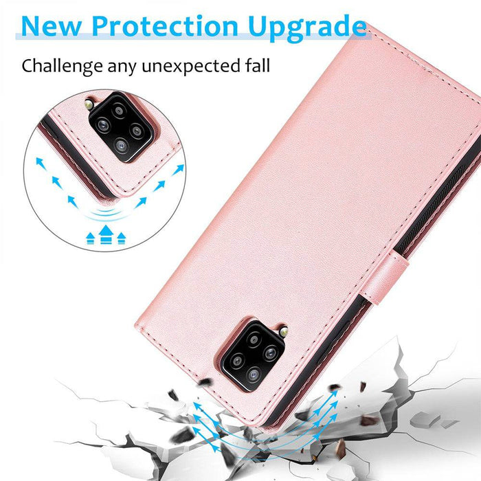 Magnetic Split PU Leather Flip Wallet Cover Case for Samsung Galaxy A12 - JPC MOBILE ACCESSORIES