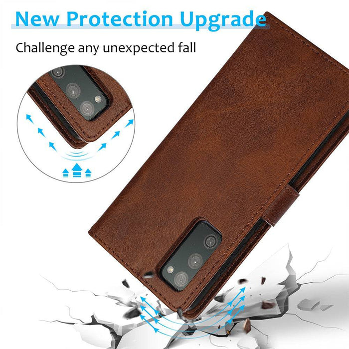 Magnetic Split PU Leather Flip Wallet Cover Case for Samsung Galaxy S20 - JPC MOBILE ACCESSORIES