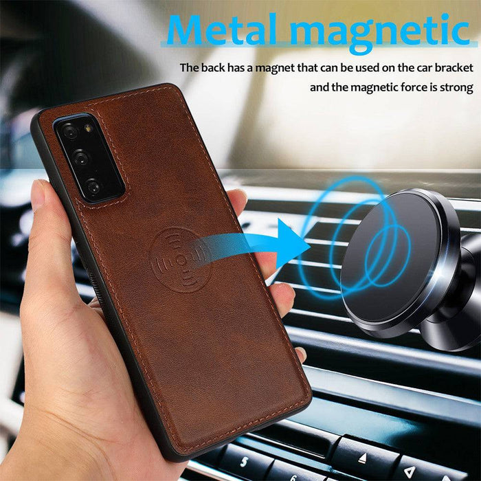 Magnetic Split PU Leather Flip Wallet Cover Case for Samsung Galaxy S20 - JPC MOBILE ACCESSORIES