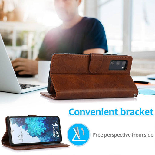 Magnetic PU Leather Wallet Case for Galaxy S20 FE — JPC MOBILE