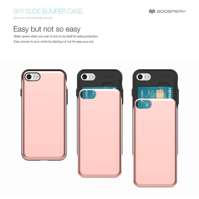 Mercury Sky Slide Bumper Cover Case for iPhone 6 Plus 6S Plus - JPC MOBILE ACCESSORIES