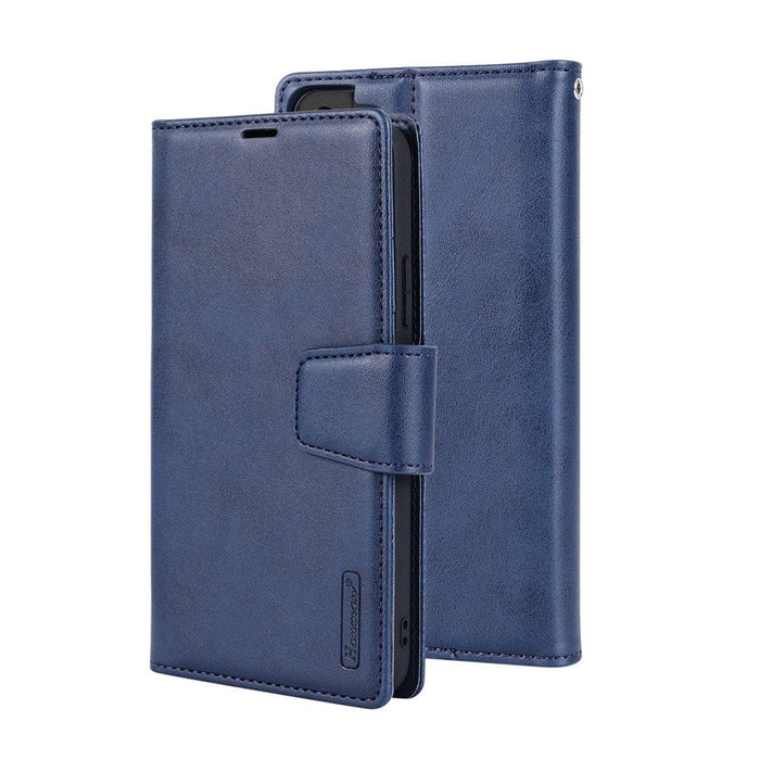 Hanman 2 in 1 Detachable Magnetic Flip Leather Wallet Cover Case for Samsung Galaxy S23 Plus