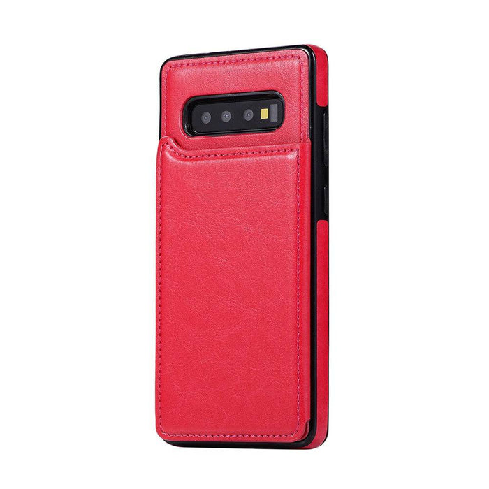 Back Flip Leather Wallet Cover Case for Samsung Galaxy S10 - JPC MOBILE ACCESSORIES