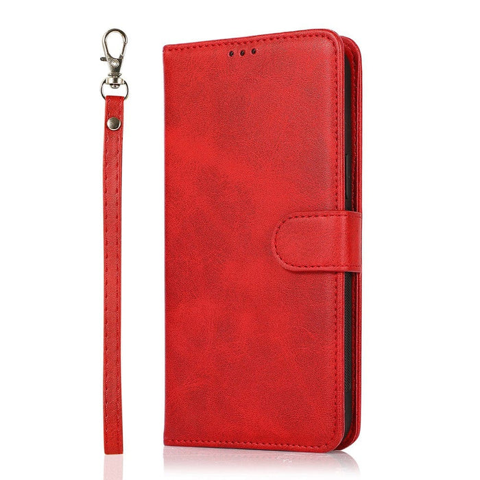 Magnetic Split PU Leather Flip Wallet Cover Case for Samsung Galaxy A73 5G - JPC MOBILE ACCESSORIES