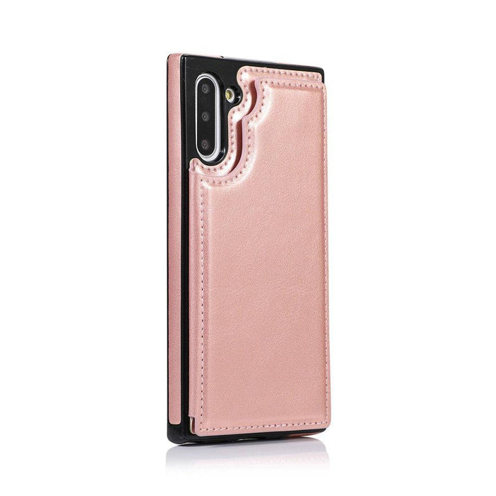 Back Flip Leather Wallet Cover Case for Samsung Galaxy Note 10 - JPC MOBILE ACCESSORIES