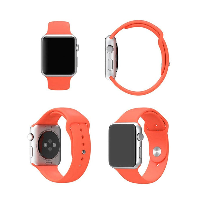 Stylish and functional silicone band for Apple Watch Series 8 to 1.