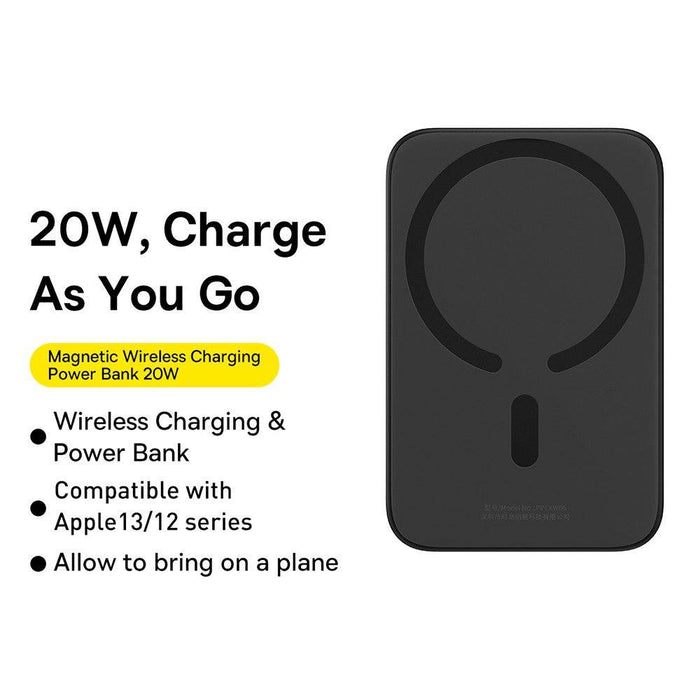 Baseus Magnetic Wireless Charging Power Bank 6000mAh 20W - JPC MOBILE ACCESSORIES