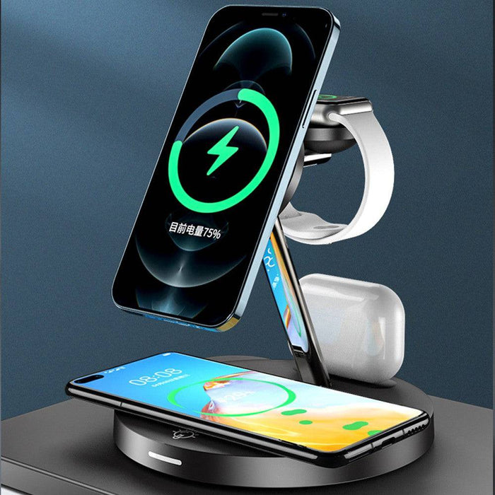 iQuick Multi Functions Wireless Charger With LED Ambient Light - JPC MOBILE ACCESSORIES