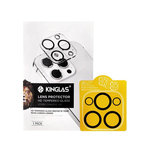 Kinglas Back Camera Lens HD Tempered Glass for iPhone 16 Pro – Protects from scratches, smudges, and impacts.