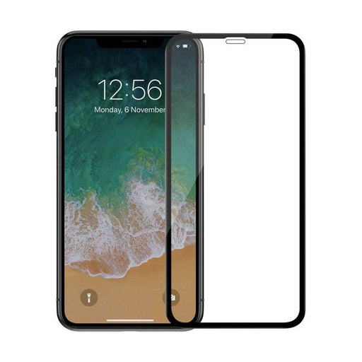 Kinglas Full Coverage Tempered Glass Screen Protector iPhone XS Max 11 Pro Max 9H hardness bubble-free installation