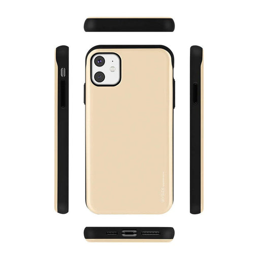 Mercury Sky Slide Bumper Case iPhone 11 Gold Card Holder Dual Layer TPU PC Protection Brisbane