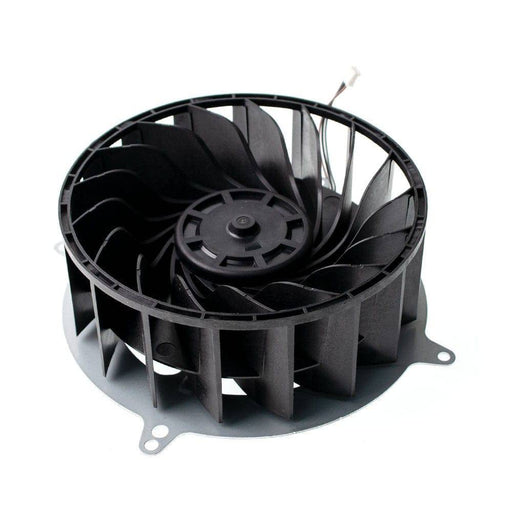 PlayStation 5 cooling fan 17-blade design showing enhanced thermal regulation and precision-engineered compatibility for PS5 console