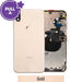Rear Housing for iPhone XS Max – Gold Assembly with Apple logo and wireless charging flex.
