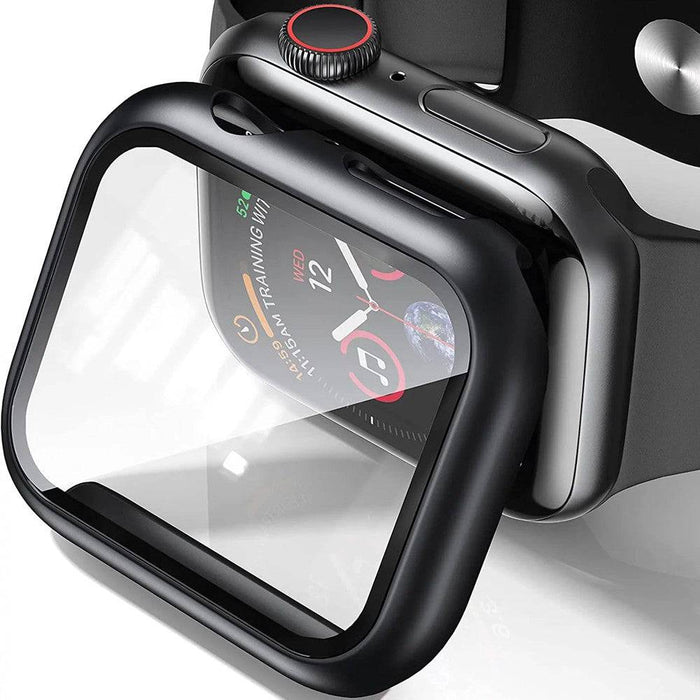 Apple Watch Series 7/8 45mm with Re-Define case during active lifestyle showing maximum protection