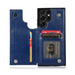 Blue Re-Define back flip wallet case for Samsung Galaxy S23 Ultra