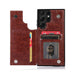 Brown Re-Define back flip wallet case for Samsung Galaxy S23 Ultra