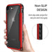 Shockproof corner reinforcement on iPhone SE case