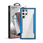 Blue Re-Define Shield case showing its clear back and reinforced frame