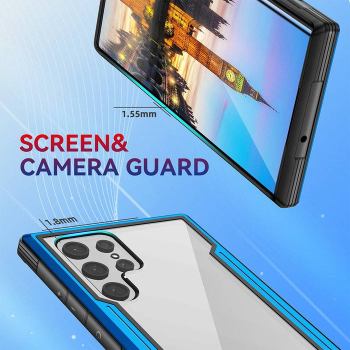 Re-Define Shield case side profile showing textured grip and button access