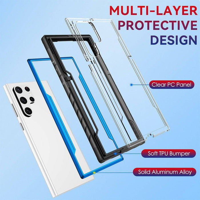 Re-Define Shield Galaxy S23 Ultra case with aluminium alloy, PC and TPU layers