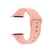 Pink Sand silicone sports band eight color options size comparison 38/40/41mm Apple Watch Series 1-10 compatibility