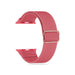 Hot Pink stretchy nylon watch band elastic design adjustable metal buckle Apple Watch 42/44/45mm larger displays comfortable wear